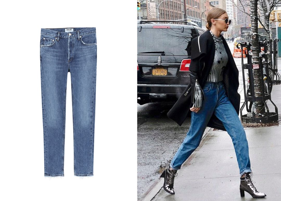 直筒修饰腿型牛仔裤,修饰腿型巨好搭配的牛仔裤