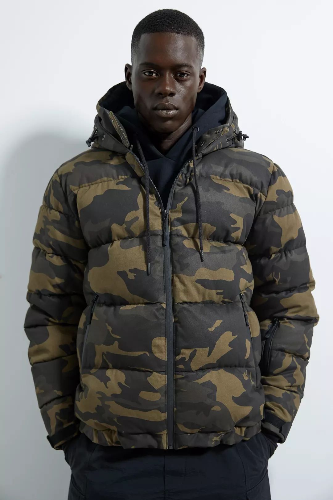 羽绒服4种穿搭技巧男,4种穿法红色大码羽绒服