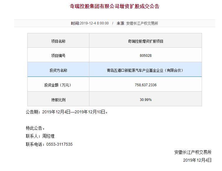 新人还是熟人？奇瑞混改前景难明