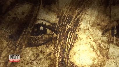 切出40000块面包丁玩拼图，无聊吃货的最高境界？甚至鸽子粪都不放过？