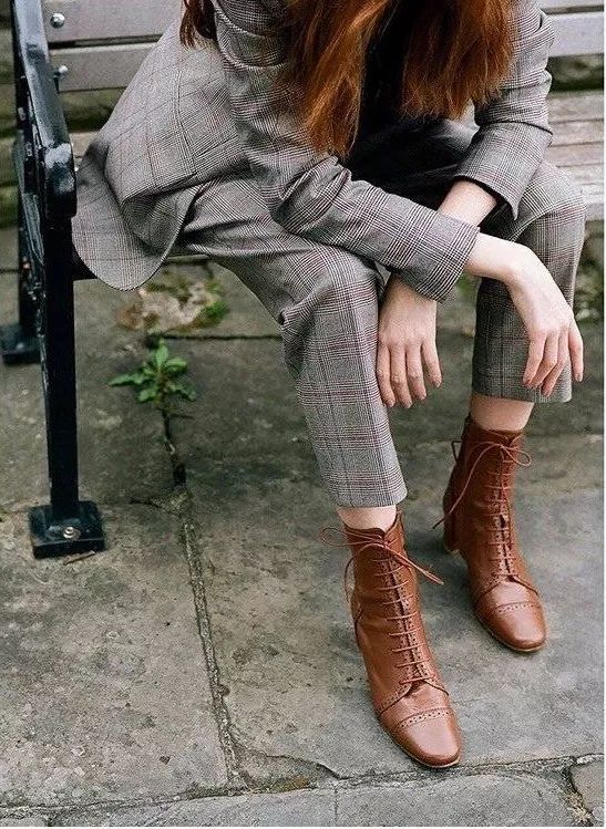 适合小个子穿的小短靴,秋冬必备百搭靴子短靴