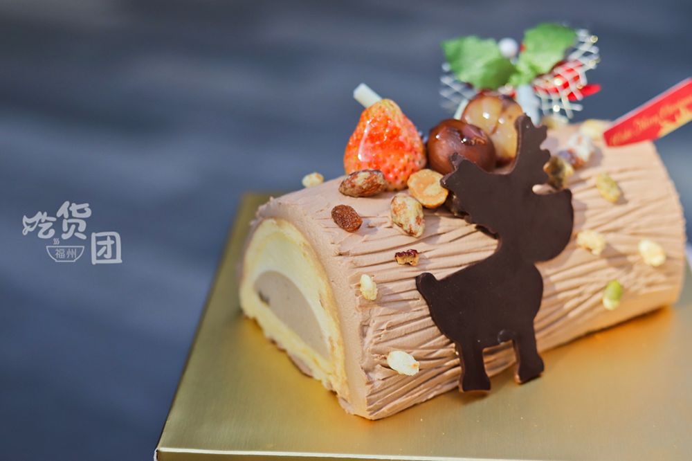 在福州红了7年的蛋糕店出栗子味新品啦！因为它，我想快点过圣诞了