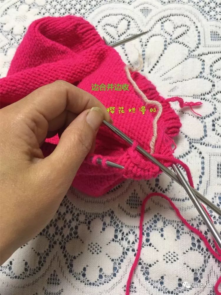 儿童加厚针织毛线帽围脖,冬天毛线帽子围脖的教程