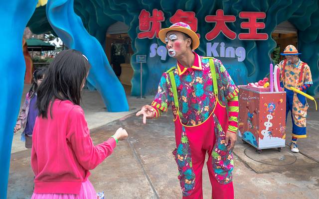 长隆海洋王国海底机动船,珠海长隆海洋王国鲸鲨馆海底区