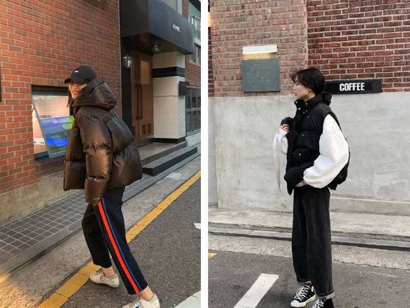 小个子宽松面包服穿衣搭配,高个子穿面包服怎么搭配