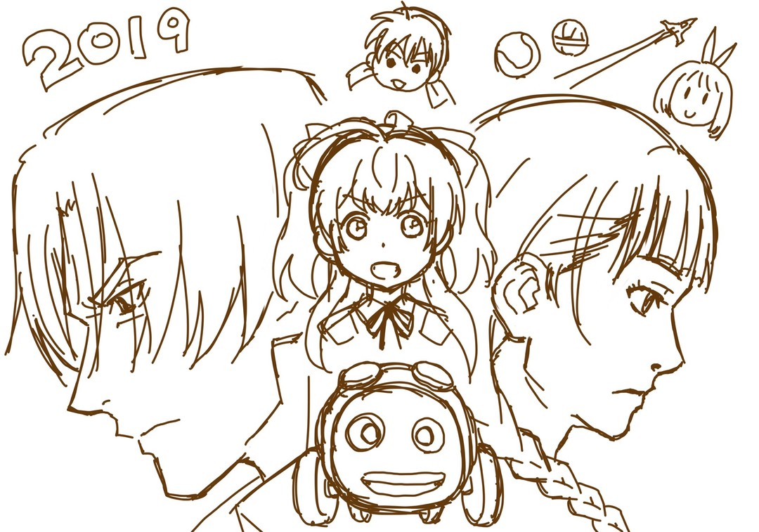 图多杀猫！2020年官方新年贺图集。续-Anitama的新年问候