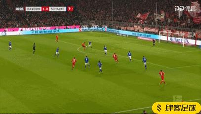 拜仁5-0沙尔克,莱万造三球,穆勒、磁卡破门