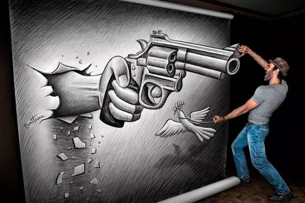 黑暗3d绘画作品,不敢相信眼睛的3d画