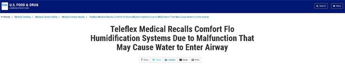 召回日志|美国FDA发布多款医疗器械一级召回，雅培、泰利福等纷纷“中招”