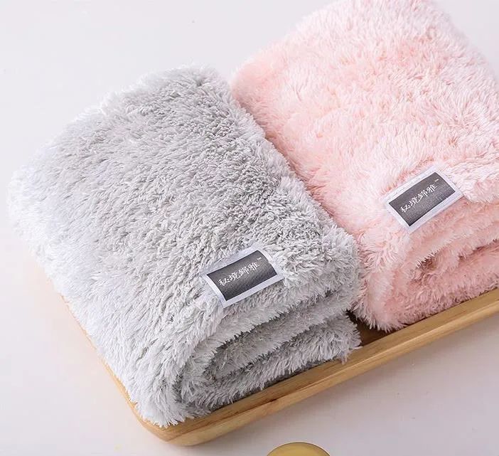 日本双层加厚超强吸水干发帽,日本吸水速干干发帽