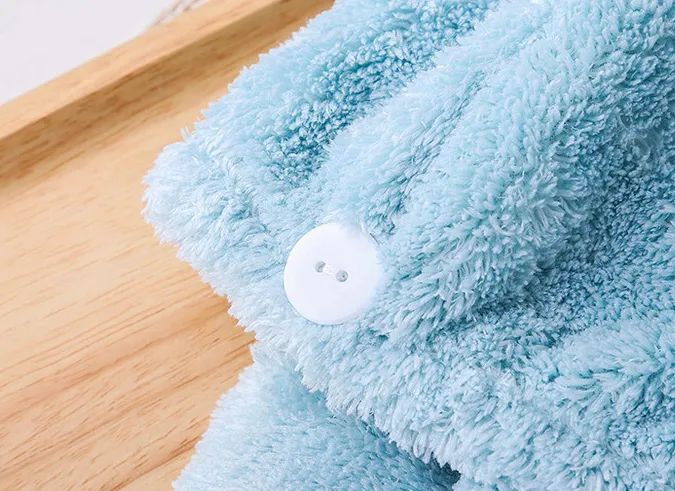 日本双层加厚超强吸水干发帽,日本吸水速干干发帽