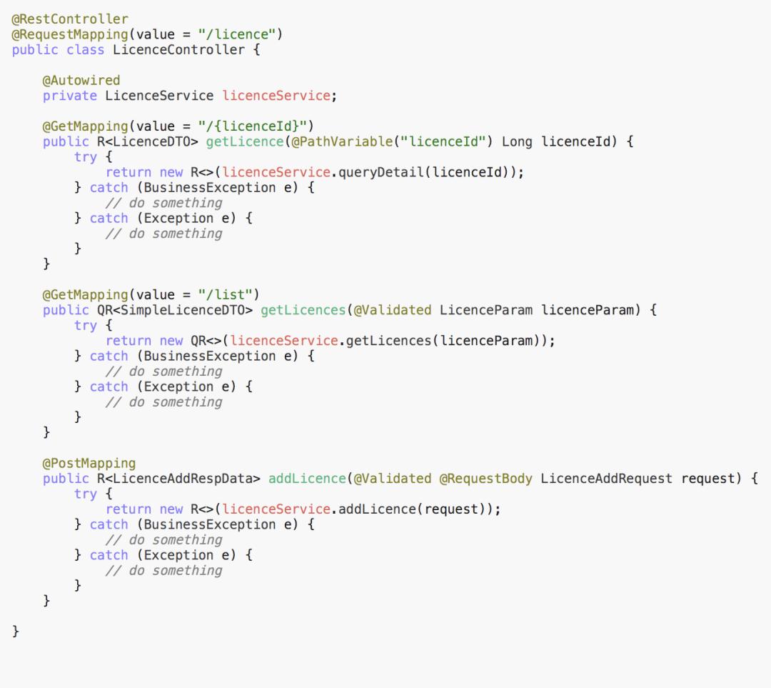 trycatch代码怎么解决,过度使用trycatch