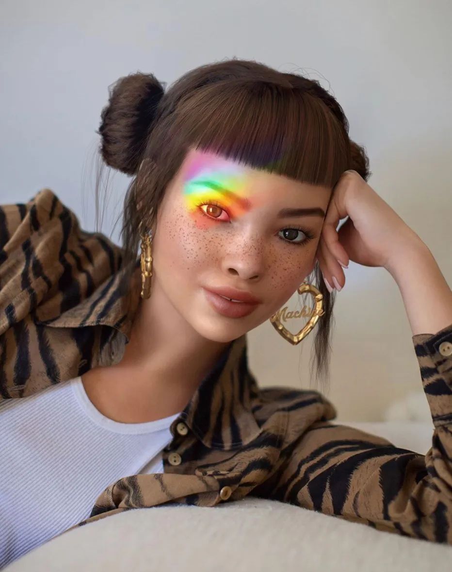 虚拟偶像和真人偶像的区别是什么,跟真人一样的虚拟人短视频