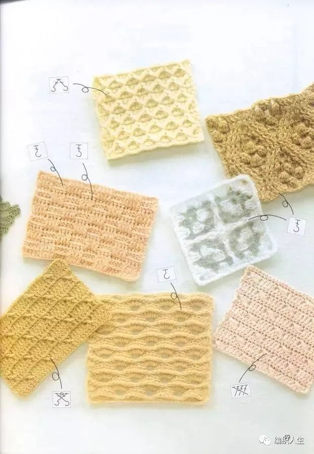 小花一线连钩针美衣图解,新手钩针编织基础入门图解