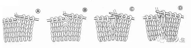 棒针织毛衣怎么看图解,怎样看棒针加针减记号