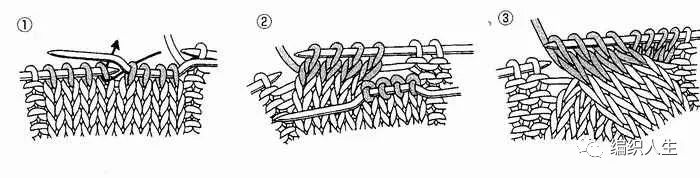 棒针织毛衣怎么看图解,怎样看棒针加针减记号