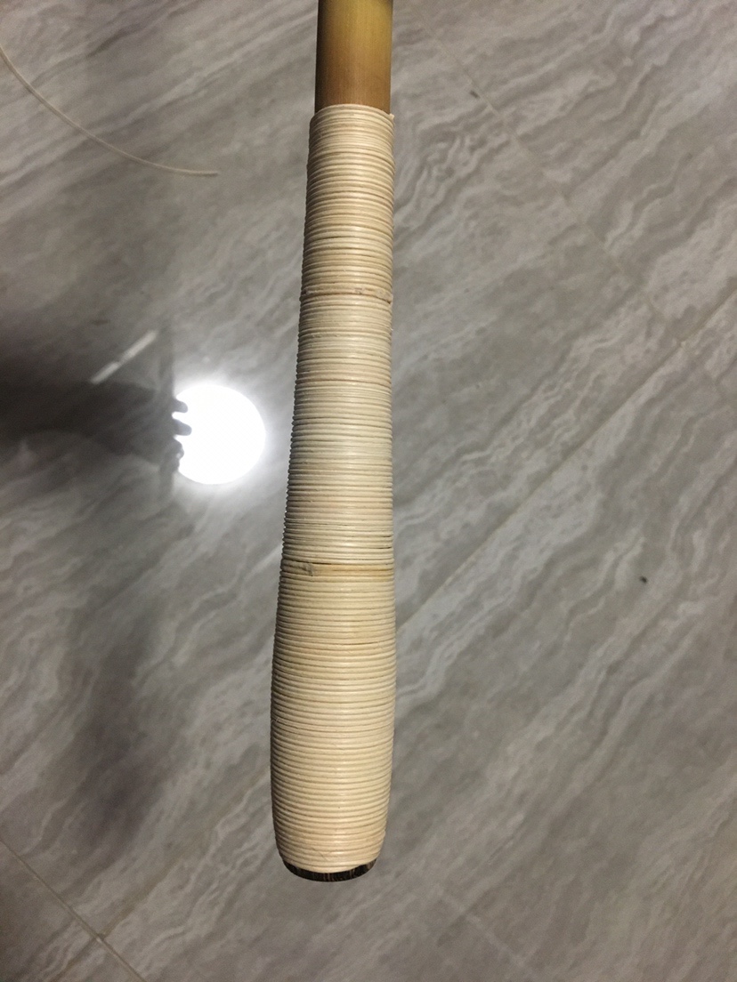 茶杆竹DIY抄网杆，钓友看看效果怎么样？