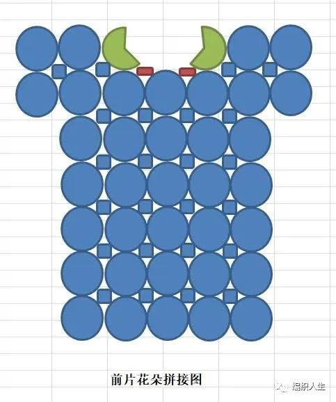 花涧溪：女士夏季钩针套头拼花连衣裙（有编织图解）