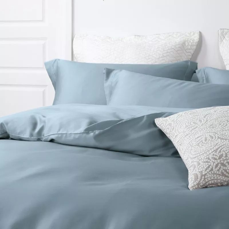 贡缎四件套100全棉冬天凉吗,贡缎水洗丝质四件套