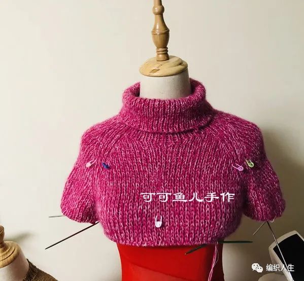 女式高领套头衫裁剪,女士春秋针织拼色套头衫