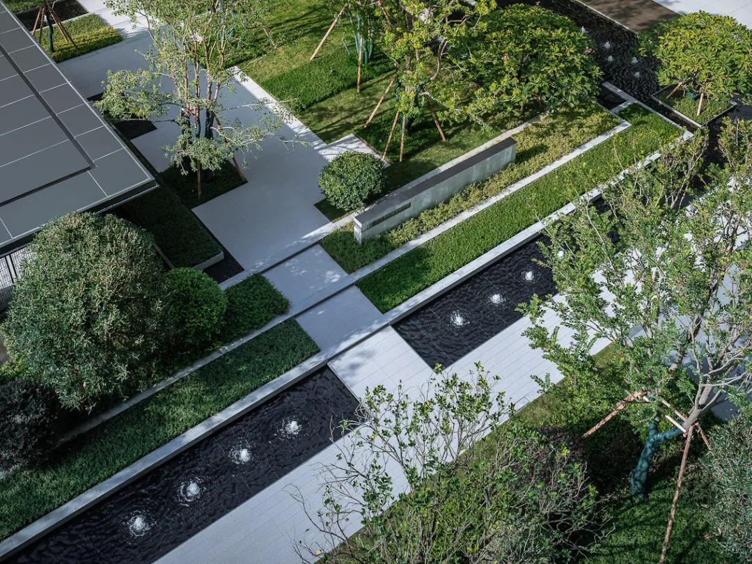 融创长乐壹号湖上样板房,景观蒙太奇