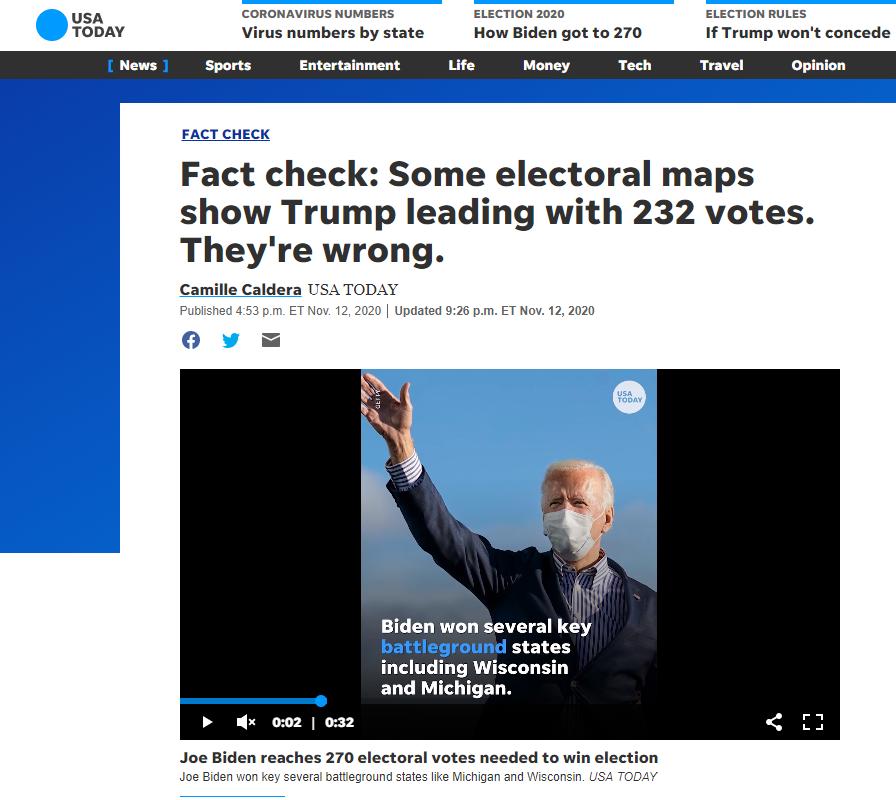 美媒：“*轮法**功”死挺特朗普改变不了美国大选结果