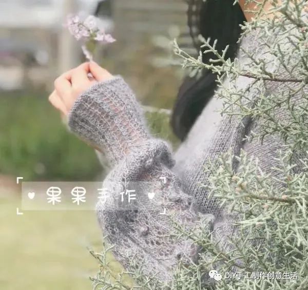 宽松塌肩袖毛衣新款手工编织,毛衣手工编织泡泡袖教程