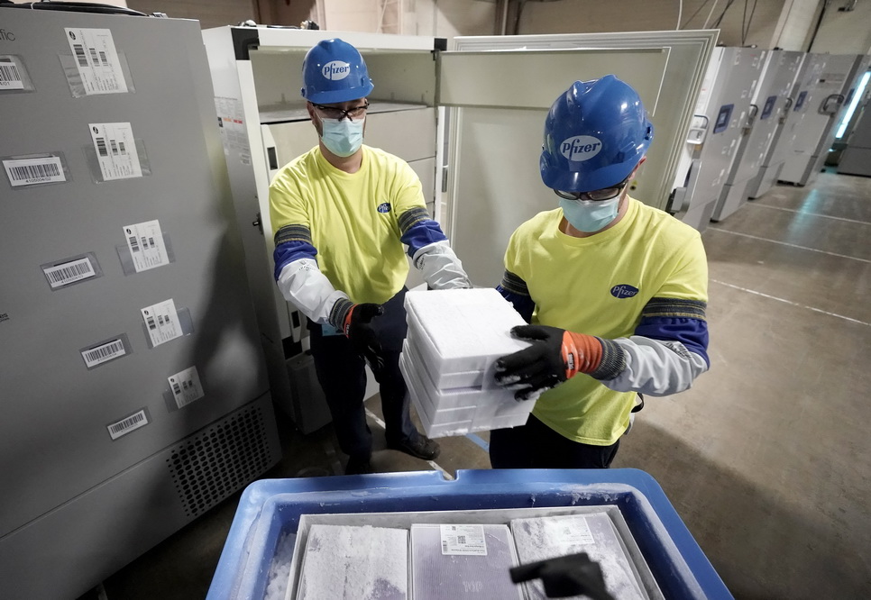 美国辉瑞新冠疫苗,美国新冠疫苗中转