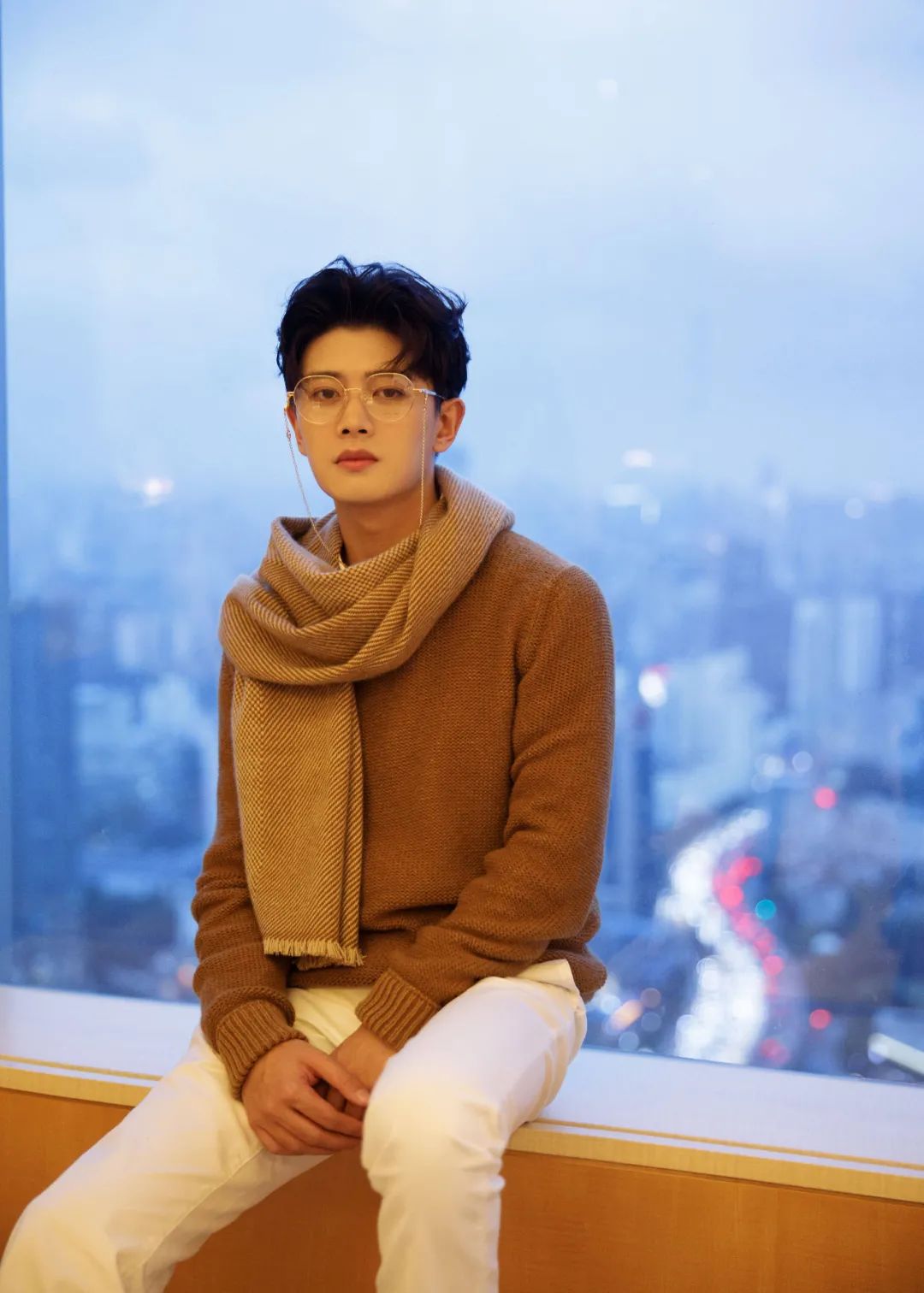 冬季的氛围感穿搭怎么能少了围巾,秋冬氛围感穿搭围巾