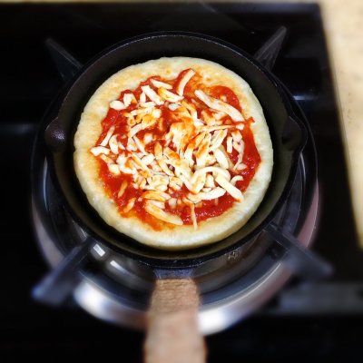 简易版披萨平底锅,平底锅披萨