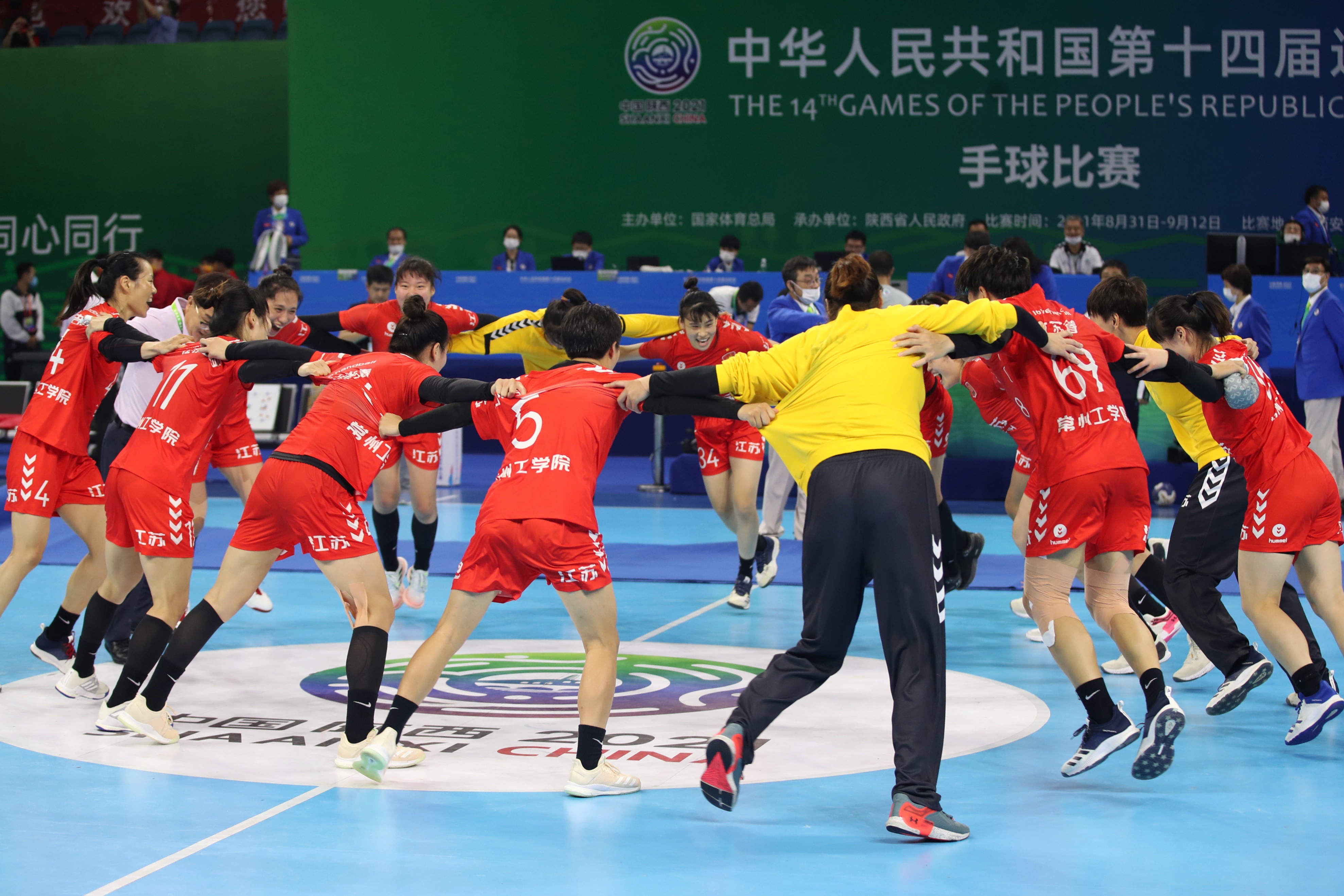中国女子手球夺冠,江苏手球