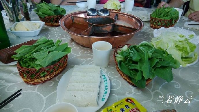 大同古城最好吃的铜火锅,大同传统老火锅