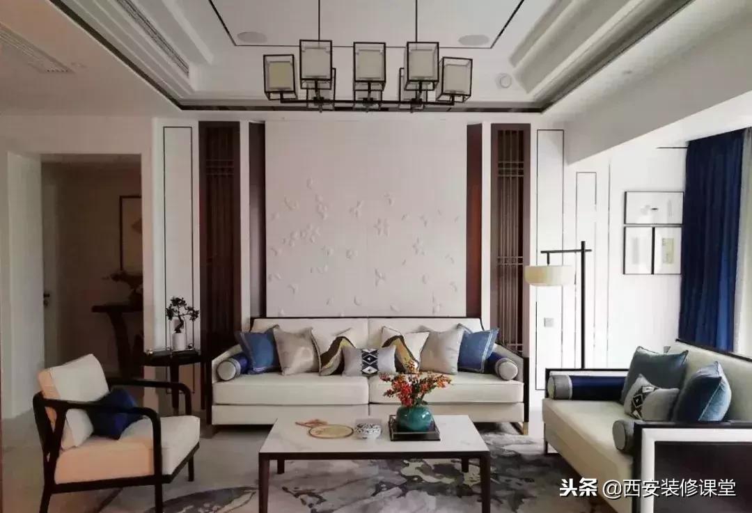 30款新中式客厅骨子里的东方韵味,30款中式客厅韵味十足