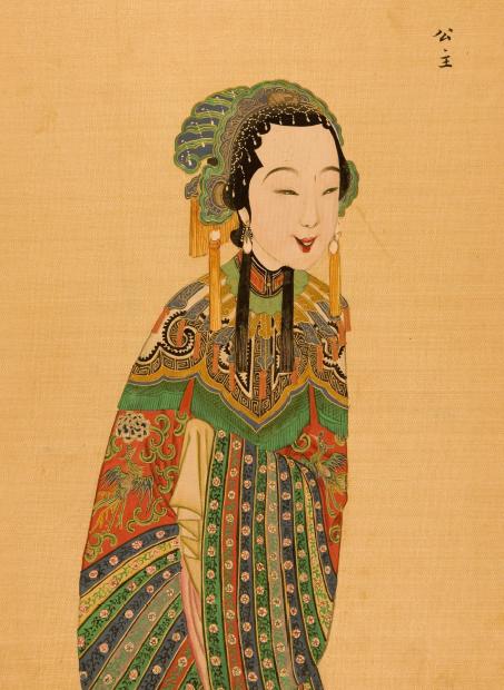 清朝宫廷工笔人物画,清代宫廷绘画人物大全