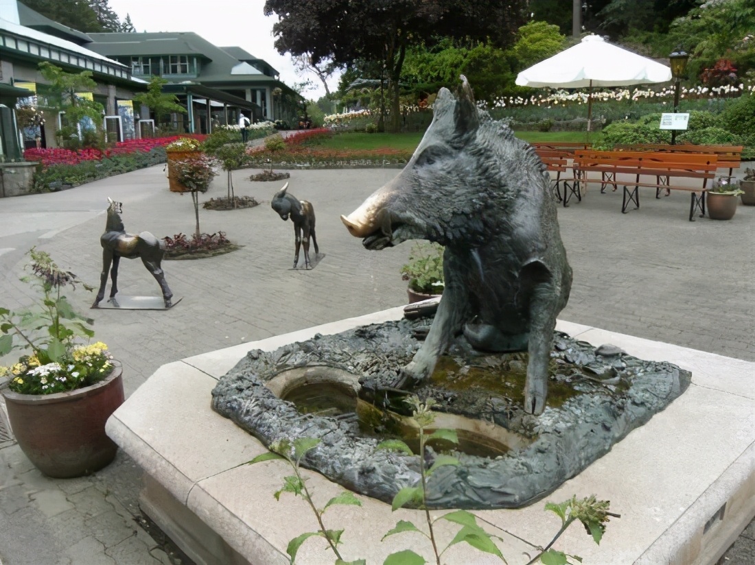 布查德花园的秋冬季,全球最美花园布查特花园