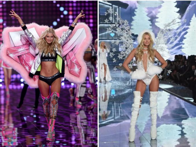 维密天使钻石内衣,维密天使黑色蕾丝内衣