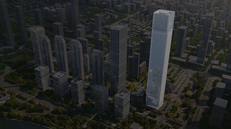 武汉十大高楼合集,武汉200米高楼全景一览