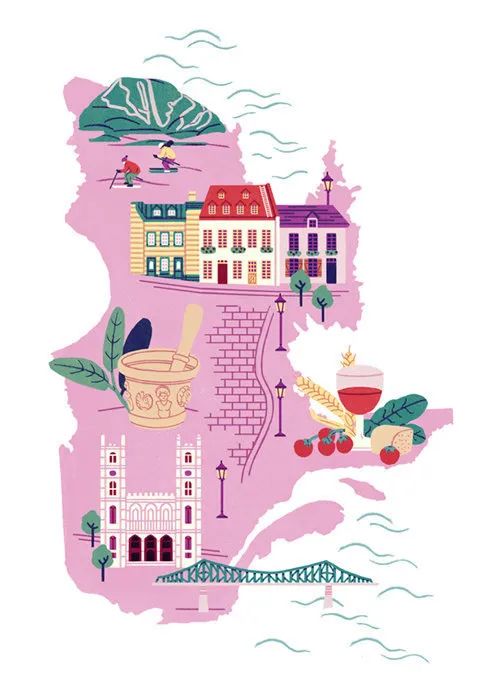 精妙的细节和色彩插画,插画作品想象力是最吸引人的色彩