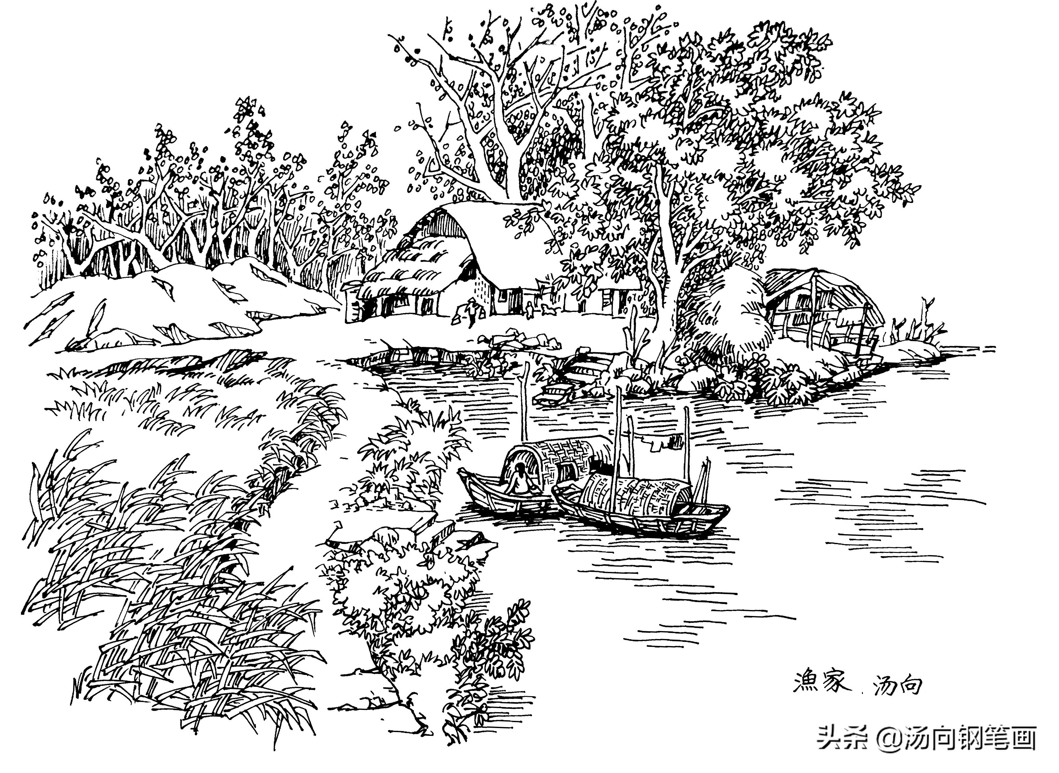 零基础学钢笔速写,零基础学钢笔书法