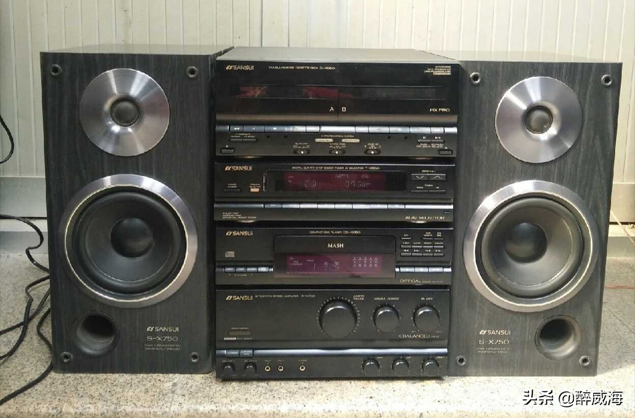 老式日本先锋组合音响图片,90年代日本先锋组合音响