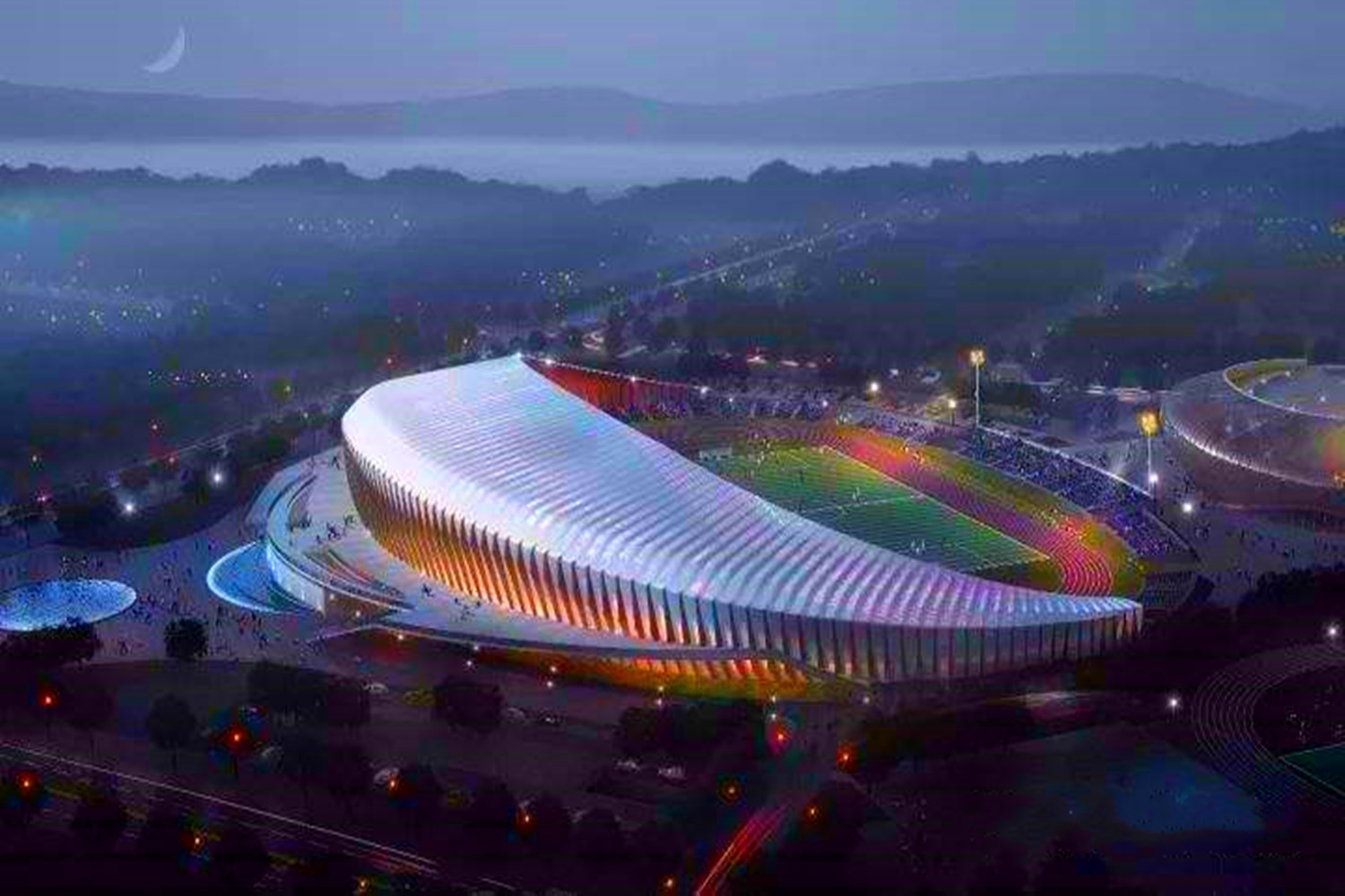 泉州5万人体育馆规划,泉州侨乡体育馆近期改造