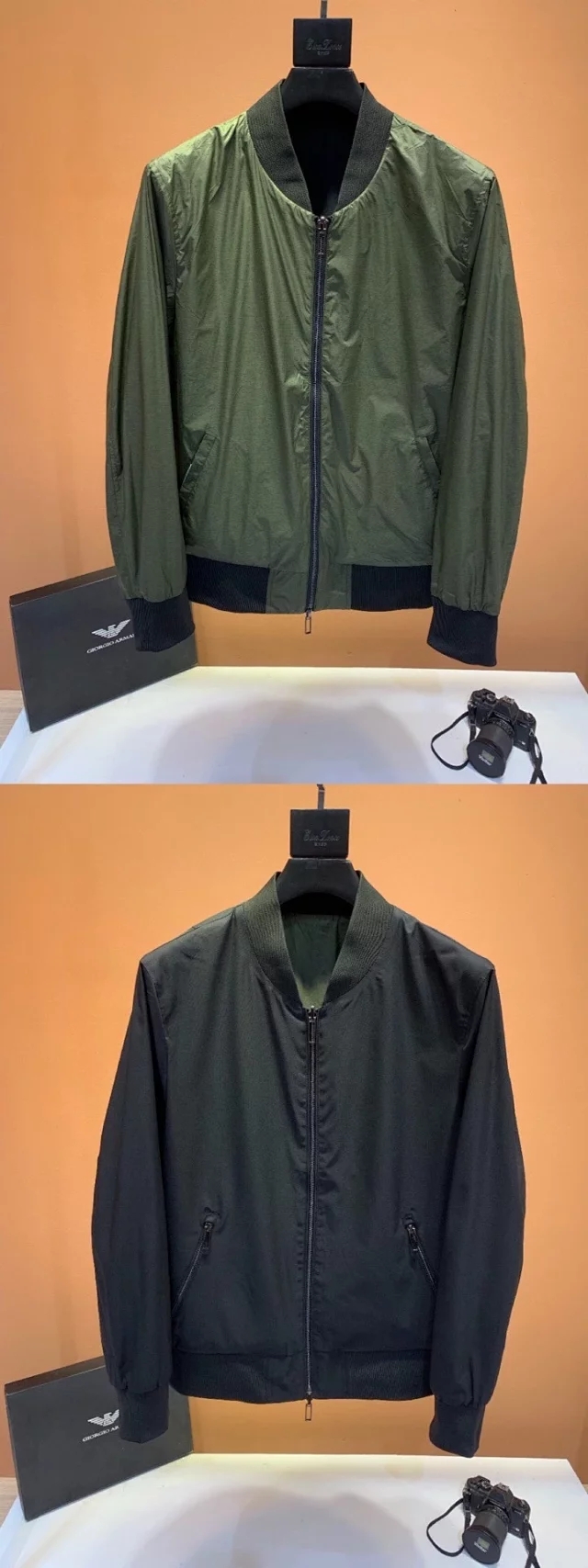 意大利乔奇·阿玛尼空军风夹克,上海阿玛尼飞天夹克