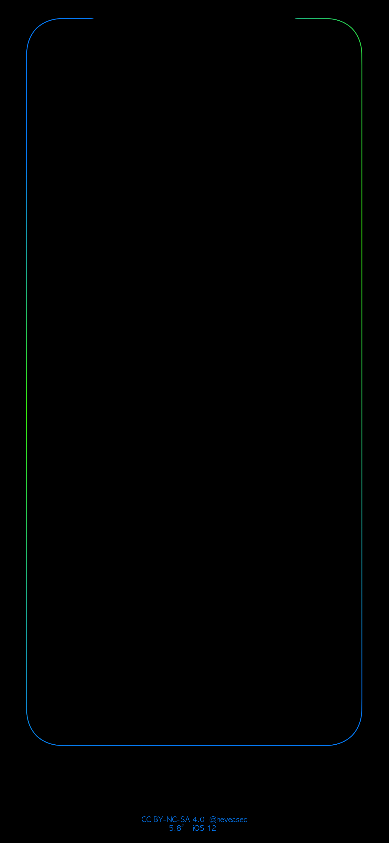 苹果12彩色边框壁纸,苹果手机壁纸主屏幕和锁屏套图