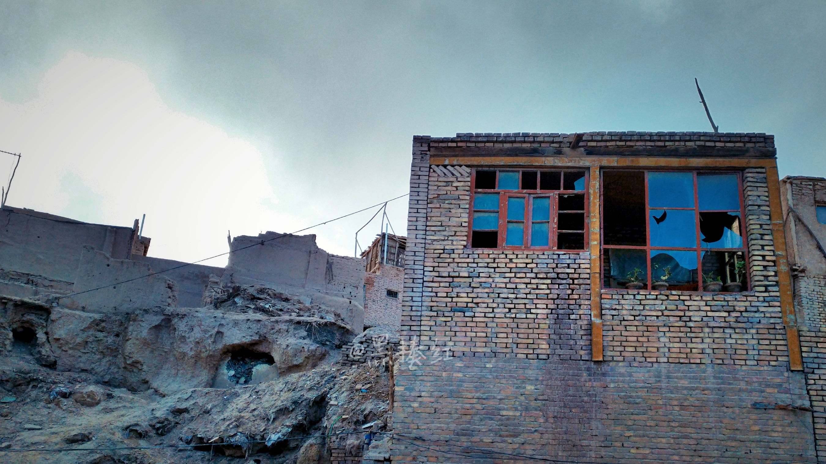 喀什古城废弃房屋,喀什废墟古城