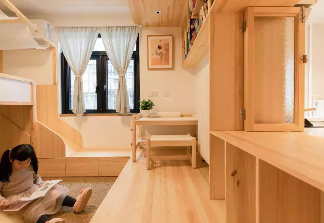 8㎡塞下一整个儿童游乐场?妈妈用爱爆改45㎡「老破小」