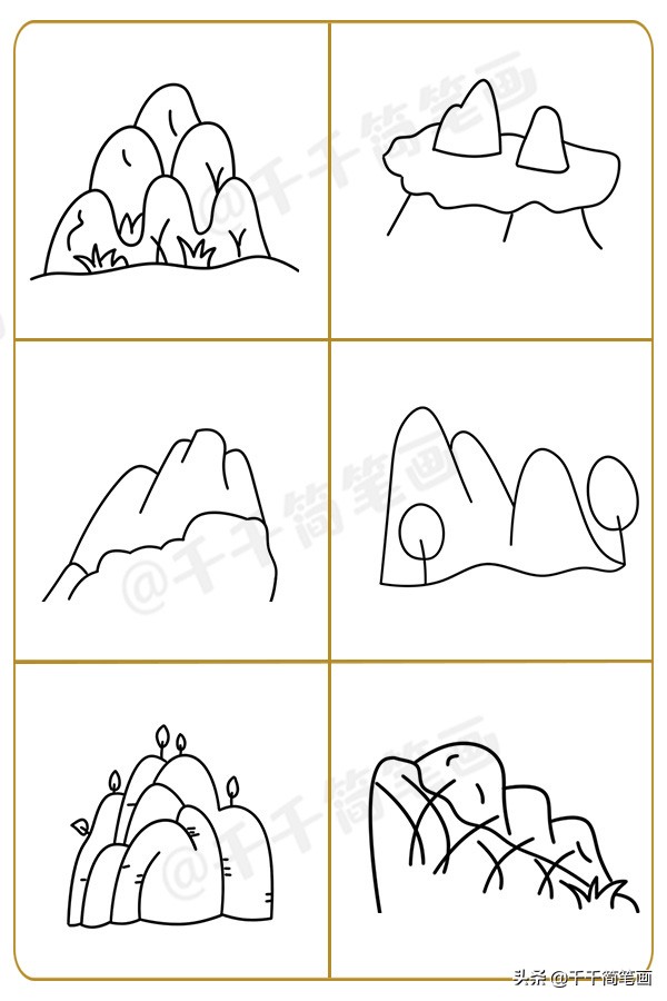 怎样画简单又好看的风景简笔画,城市风景简笔画大全最简单漂亮