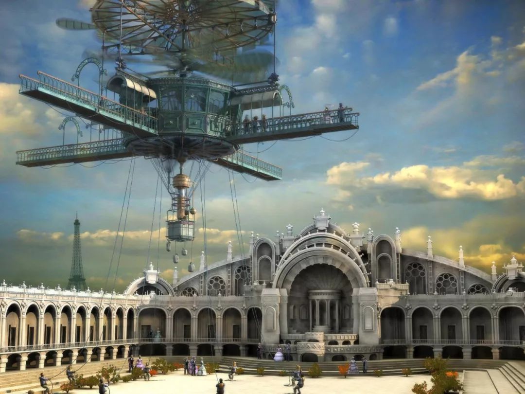 蒸汽朋克风创意美术,蒸汽朋克幻想风格