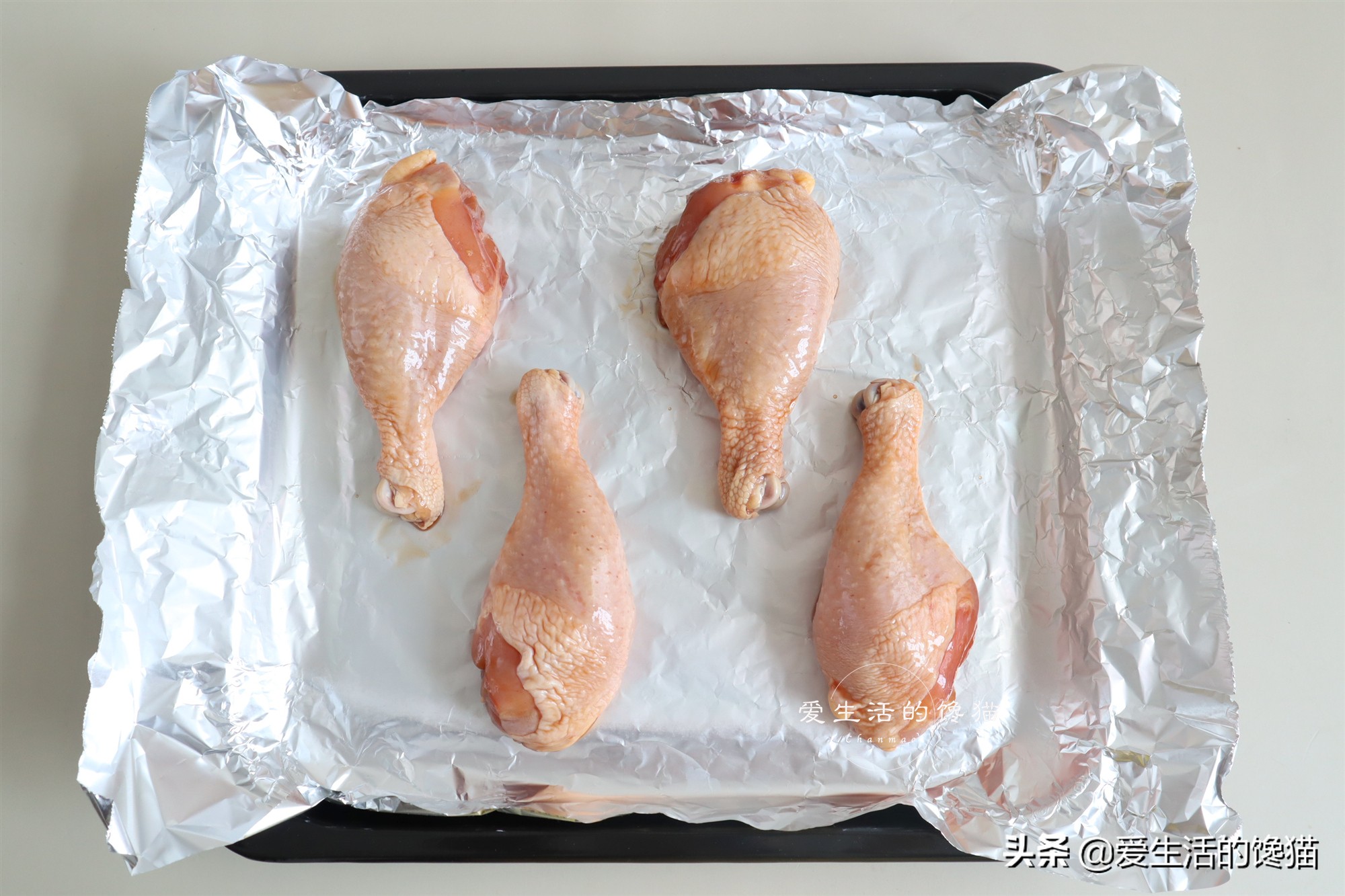 蜜汁烤鸡腿正宗做法,自制烤箱蜜汁烤鸡腿