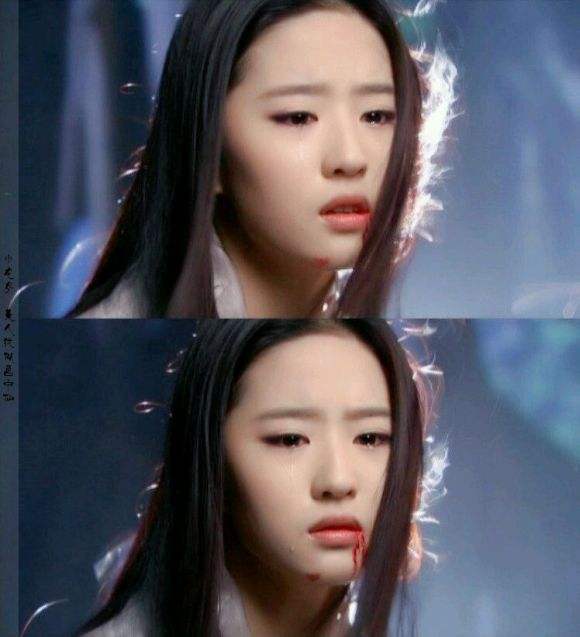 惊艳众人的小龙女,人间至美古诗词图片