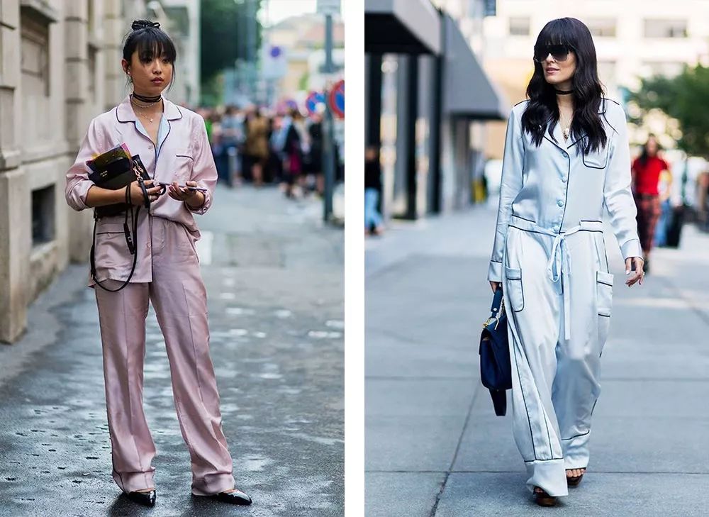 宅家里也要风情万种睡衣风格大赏,宅家好穿的睡衣简约又实穿